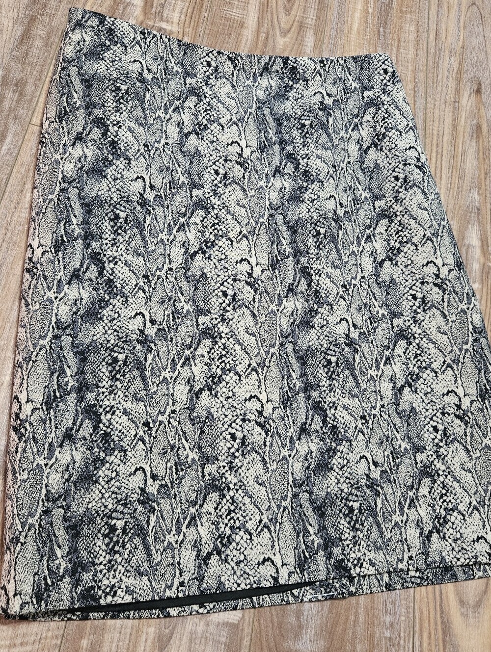 NWT Deadstock Talbots Snakeskin Pencil Skirt 2014 12P